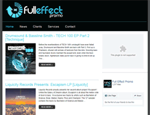 Tablet Screenshot of fulleffectpromo.com